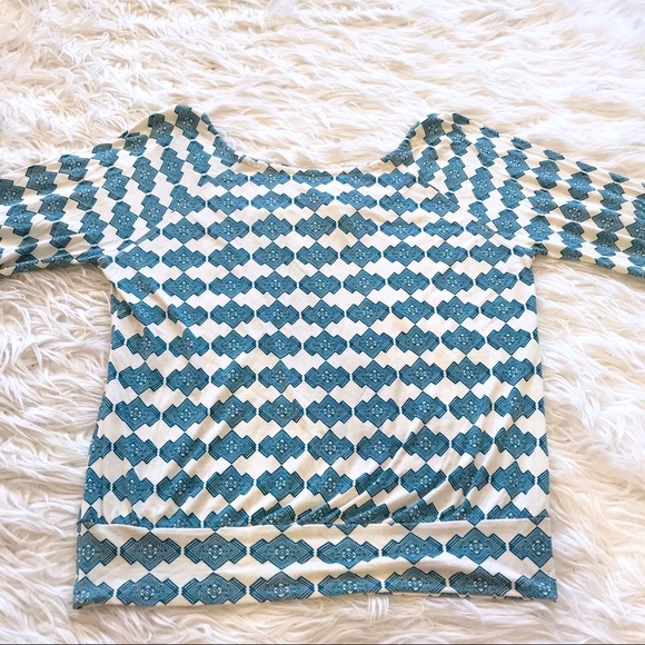 Joie Love Untold Blouse in Blue / Cream - Picture 2 of 6